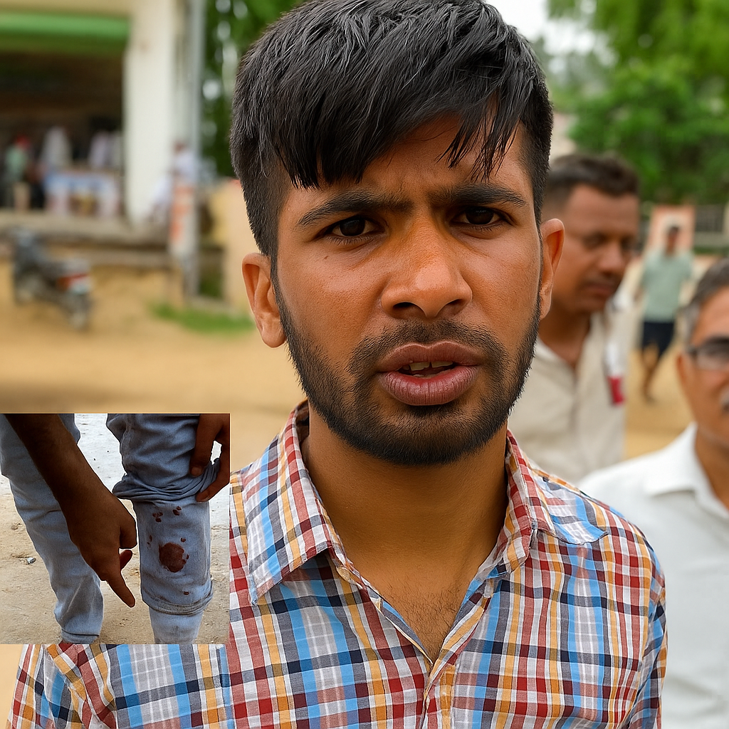 दिनदहाड़े युवक से मारपीट कर 50 हजार लूटे