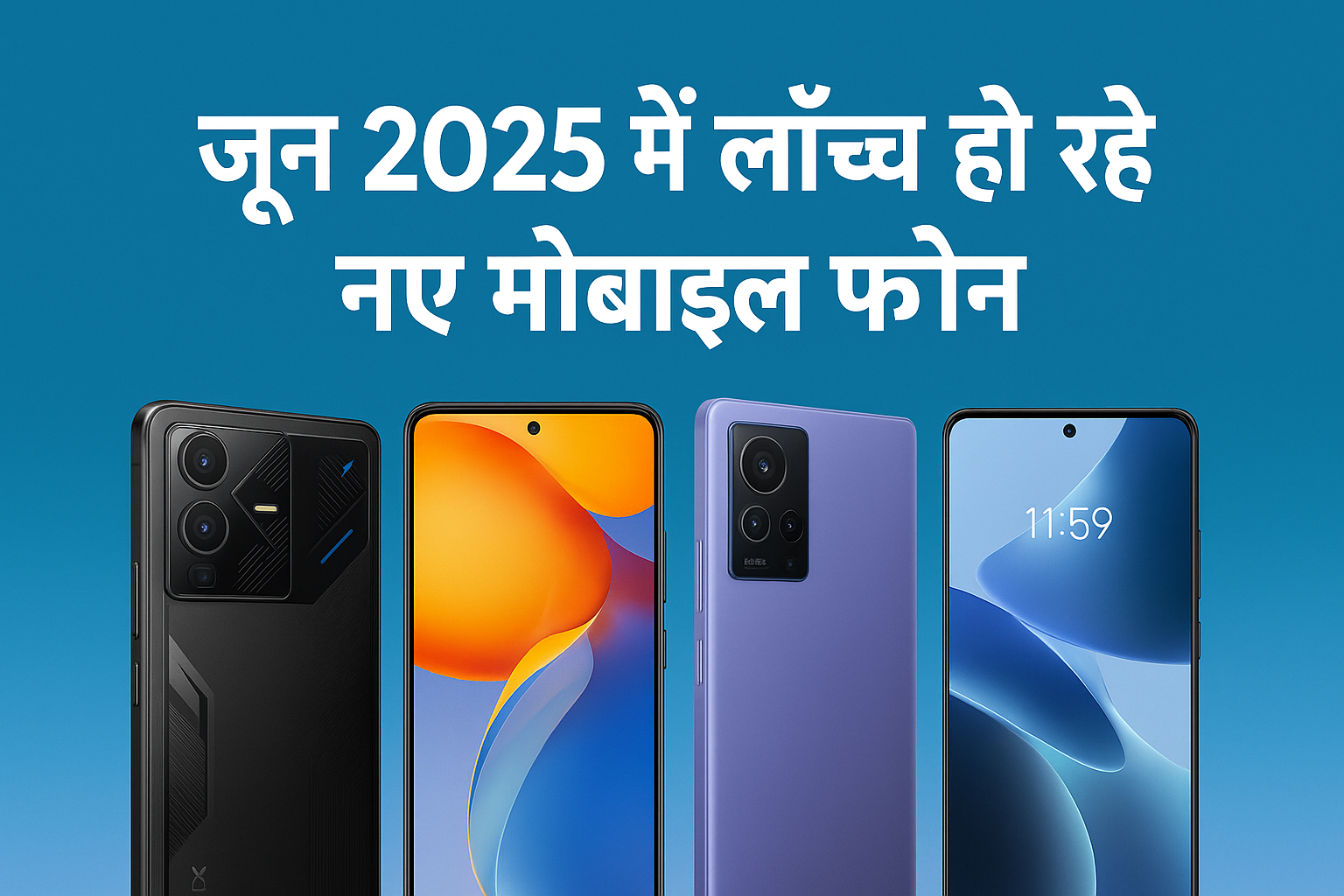 जून 2025 में लॉन्च हो रहे नए मोबाइल फोन – जानें पूरी लिस्ट, फीचर्स और तारीखें