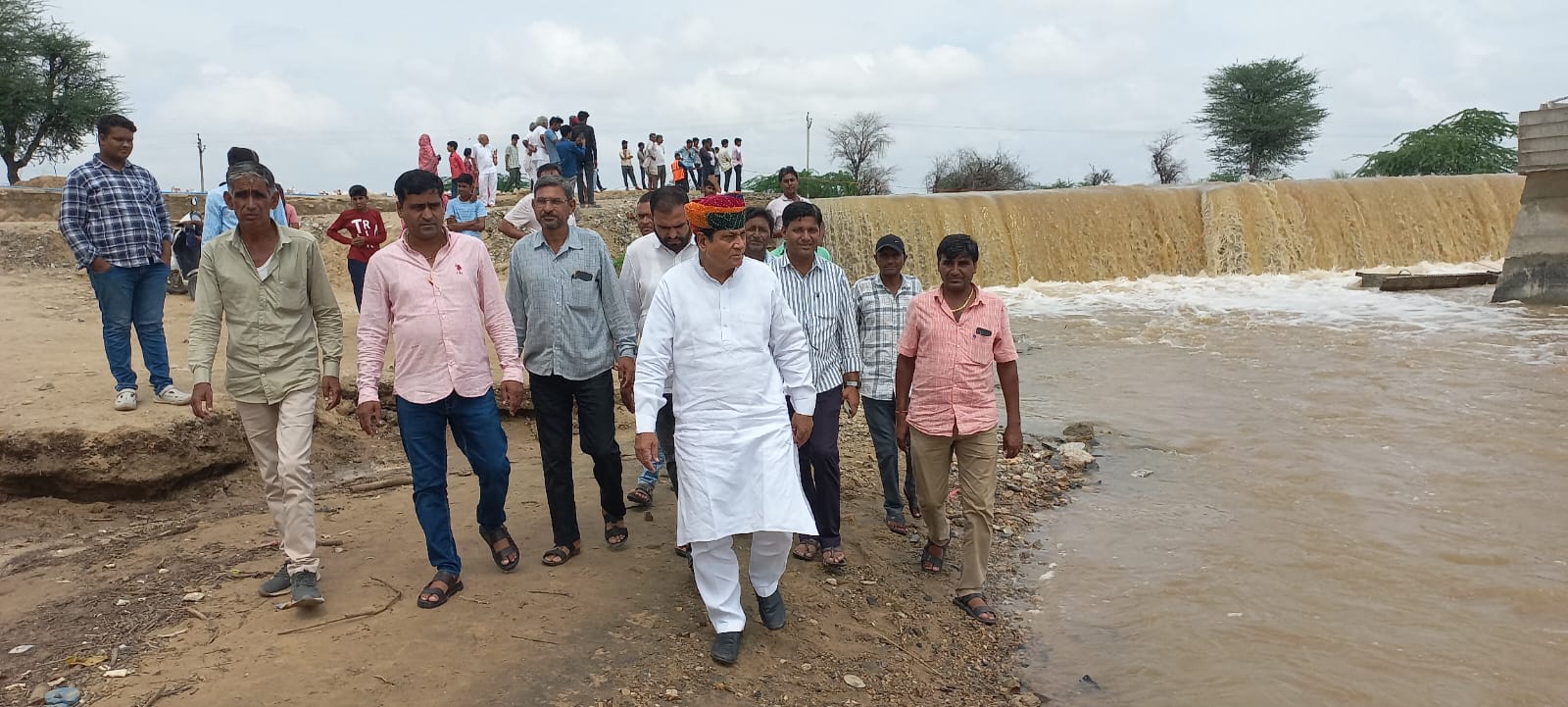 डेगाना विधायक अजय सिंह किलक ने किया लूनी नदी का निरीक्षण | लूनी नदी संरक्षण योजना पर काम शुरू